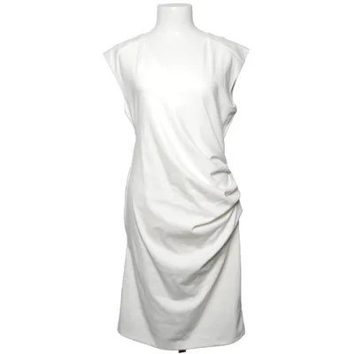 Kjole (Hvid) fra Kaffe Elastan, Polyester, Viscose