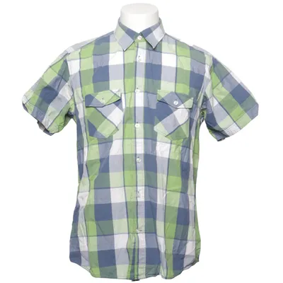 Short sleeve shirt (Green, Blue, White) from Identity Cotton