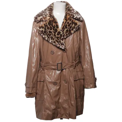 Vinterfrakke (Brun) fra Sarah Kern Polyester, Polyurethan