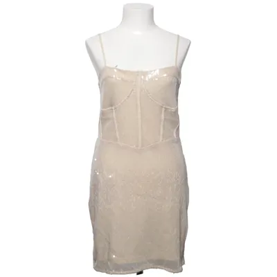 Cocktailklänning (Beige, Silverfärgad) från Parisian Elastan, Polyester