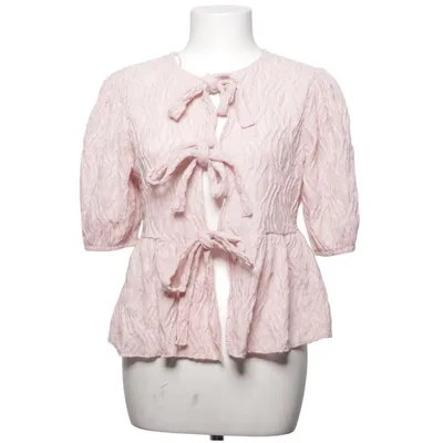 Wrap blouse (Pink) from Gina Tricot Cotton, Elastane, Polyester