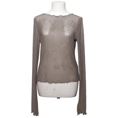 Top (Rhinestone Long Sleeve) from Weekday Elastane, Polyester