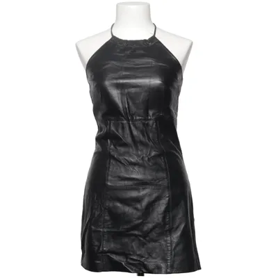 Leren jurk (Zwart) van Gipsy by Mauritius Leer, Polyester