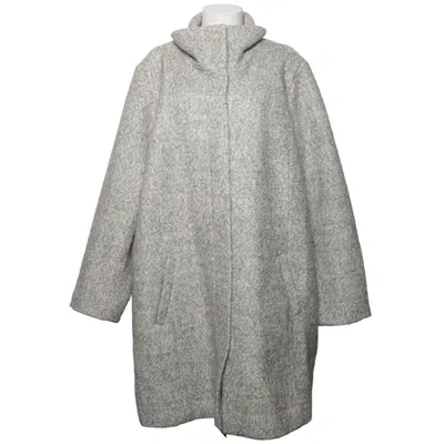 Jas (Grijs) van Zizzi Polyester, Wol