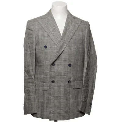 Blazer (Grau) von Emidio Tucci Leinen, Viskose