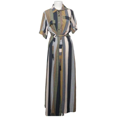 Blousejurk (Blauw, Meerkleurig) Polyester