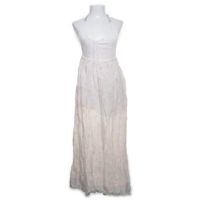 Halterneckklänning (Beige, Flerfärgad) från Zara Bomull