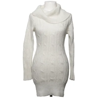 Turtleneck dress (White) from Wear It Acrylic, Metallic fiber