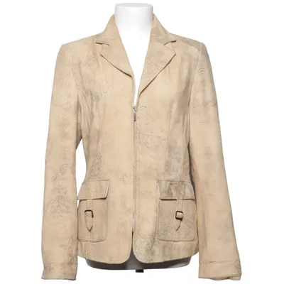 Leren jack (Beige) van CKN of Scandinavia