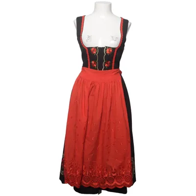 Dirndl (Rouge, Noir, Blanc) de Rose-Dirndl Coton, Polyester