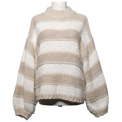 Strickpullover (Beige, Weiß) von Melissa Bentsen x NA-KD Acryl
