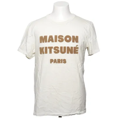 T-shirt (Vit, Brun) från Maison Kitsuné Bomull