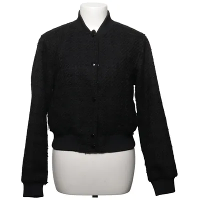 Bomberjack (Zwart) van H&M Polyester, Wol