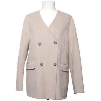 Coat (Beige) from Soft Goat Cashmere, Wool
