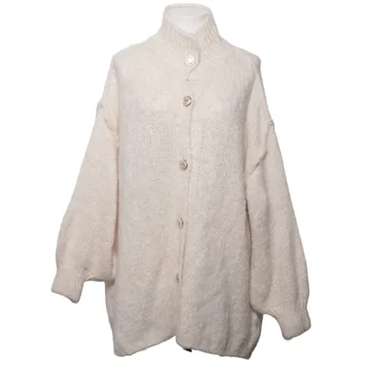 Cardigan (Beige) from Estee Brown Acrylic, Polyamide, Viscose, Wool