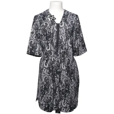 Robe (Noir, Blanc) de Chalou Élasthane, Polyamide, Polyester, Viscose