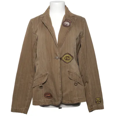 Blazer (Bruin) van La Fée Maraboutée Katoen, Polyester