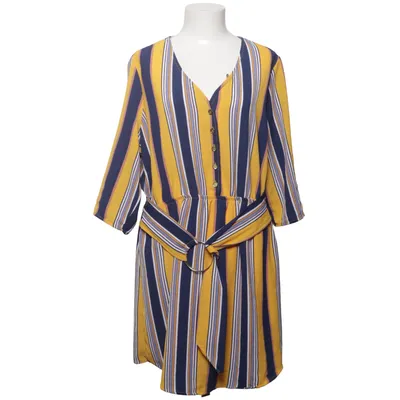 Klänning (Gul, Blå, Vit) från J for Justify Elastan, Polyester