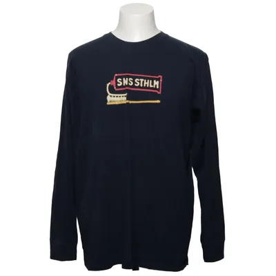 Långärmad t-shirt (Blå) från Sneakersnstuff Bomull