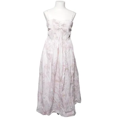 Långklänning (Rosa, Vit) från H&M Bomull