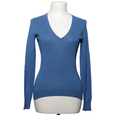 Pullover (Blauw) van Massimo Dutti Kasjmier, Katoen, Zijde