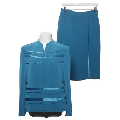 Skirt suit (Blue) from Alexis Polyester