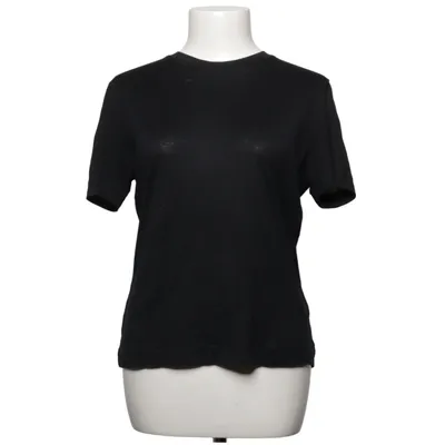 T-shirt (Zwart) van H&M Premium Quality Katoen, Zijde