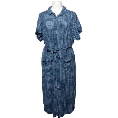 Shirt dress (Blue, Gray) from Who's That Girl Elastane, Viscose