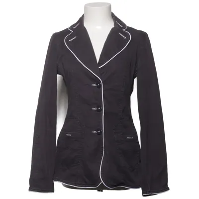 Blazer (Gray, White) from Armani Jeans Cotton, Elastane