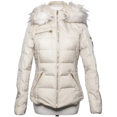 Dunjakke (Beige) fra Rockandblue Akryl, Dun, Fjer, Polyamid, Polyester