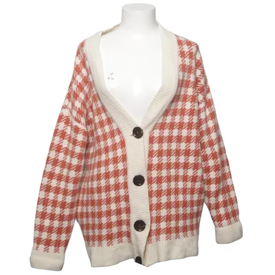 Cardigan (Beige, Rood) van Dagmar Polyamide, Wol