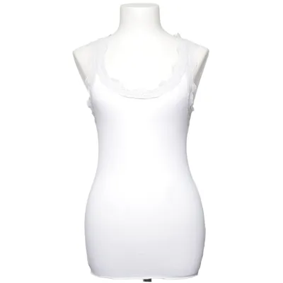 Tanktop (Wit) van L.O.G.G by H&M Katoen, Elastaan