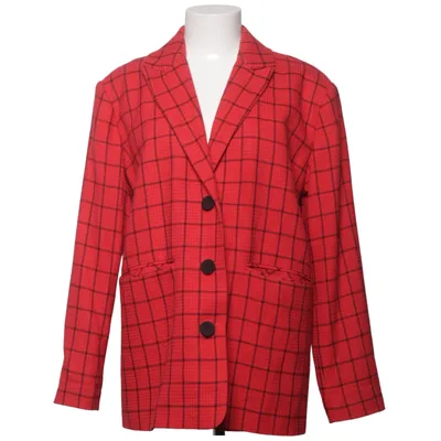 Kavaj (Röd, Svart) från Custommade Akryl, Bomull, Polyester, Viskos, Ull