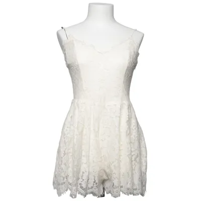 Buksedragt (Hvid) fra H&M Party Bomuld, Polyamid, Polyester