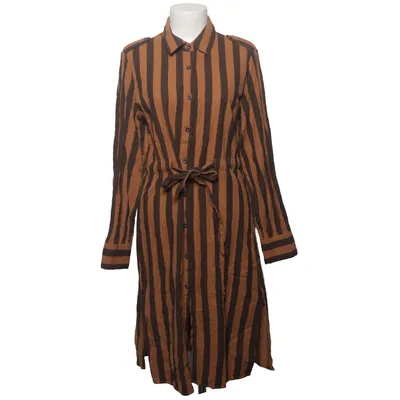 Shirt dress (Brown, Black) from Timeout Cotton, Linen