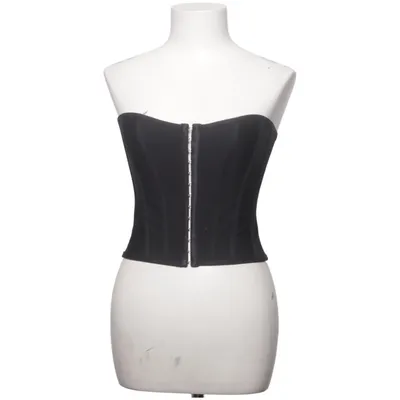 Corset (Black) from PrettyLittleThing Elastane, Polyester