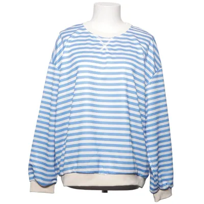 Sweatshirt (Blauw, Wit) Polyester