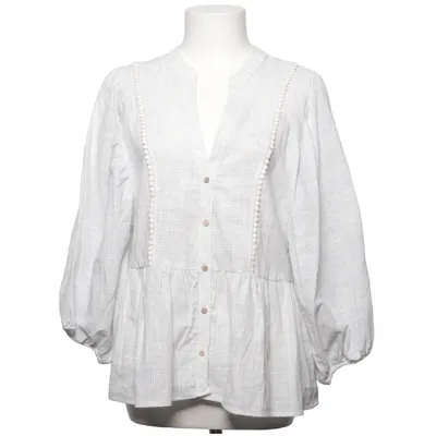 Blouse (Blanc, Bleu) de Zara