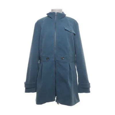 Coat (Blue) from AJC Elastane, Polyester, Viscose