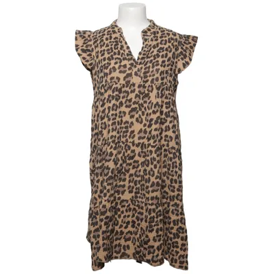 Jurk (Beige, Zwart) van Estee Brown Katoen