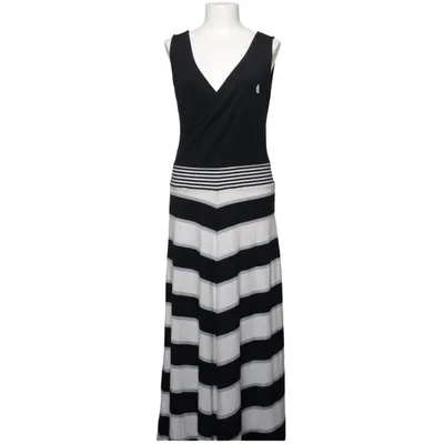 Maxi dress (Black, White, Gray) from Yachting Time Elastane, Viscose