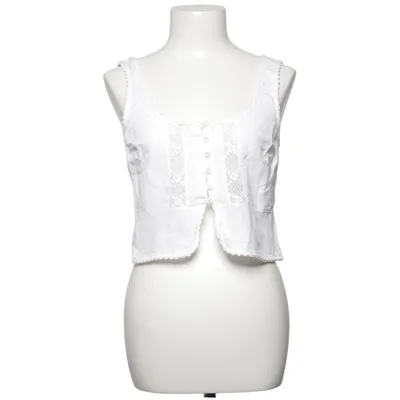 Tank­top (Weiß) von Sézane Leinen, Bio-Baumwolle