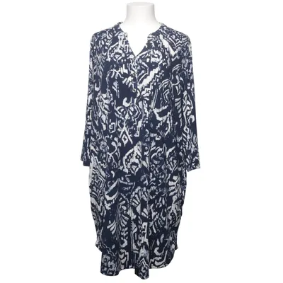 Klänning (Blå, Vit) från Isolde Elastan, Polyester