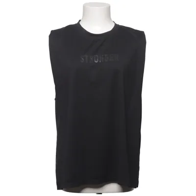 Sports tank top (Black) from Stronger Elastane, Recycled polyester