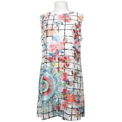 Jurk (Wit, Meerkleurig) van Happi Elastaan, Polyester