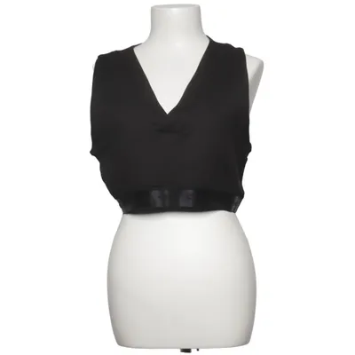 Crop top (Zwart) van Beez Elastaan, Polyester