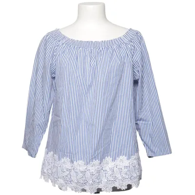Bluse (Blå, Hvid) fra Chelsea Rose NYC