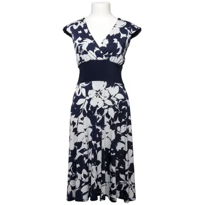 Dress (Blue, White) from Abella