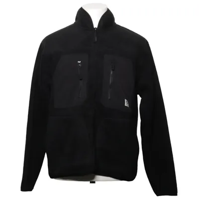 Fleece jacket (Black) from Rebel Polyester