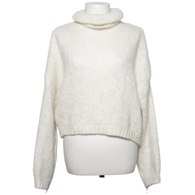 Rollkragenpullover (Weiß) von Dilvin Knit Acryl, Mohair, Polyester, Wolle